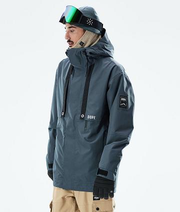 Blue Men's Dope Mojo Snowboard Jackets | NZ_D2421