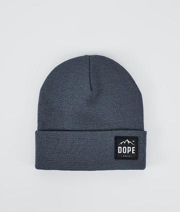 Blue Men's Dope Paradise Beanies | NZ_D1899