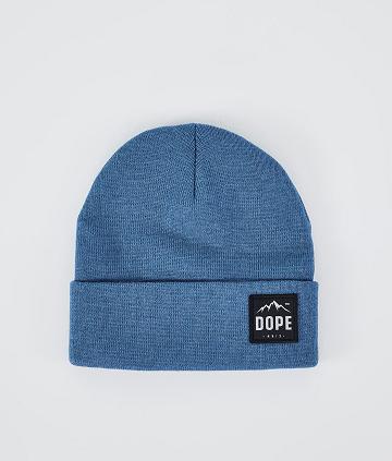 Blue Men's Dope Paradise Beanies | NZ_D2490
