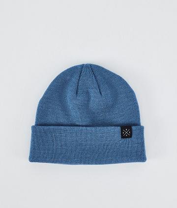 Blue Men's Dope Solitude Beanies | NZ_D1504