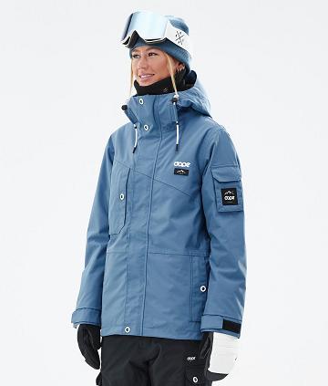 Blue Women's Dope Adept W Ski Jackets | NZ_D1536