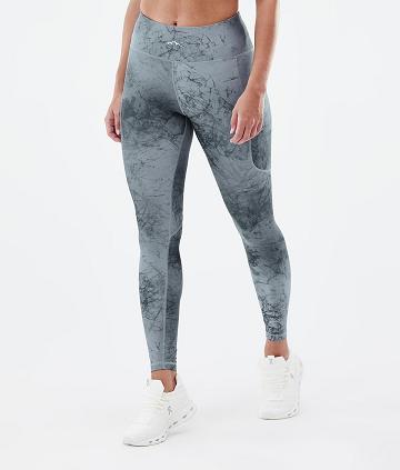 Blue Women's Dope Lofty Tech Leggings | NZ_D1974