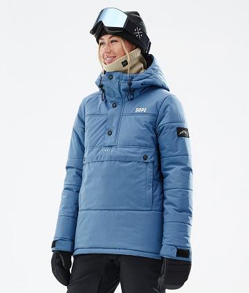 Blue Women's Dope Puffer W Snowboard Jackets | NZ_D1821
