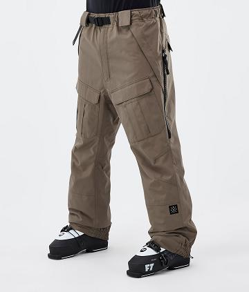 Brown Men's Dope Antek Ski Pants | NZ_D2030