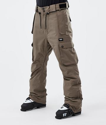 Brown Men's Dope Iconic Ski Pants | NZ_D2308