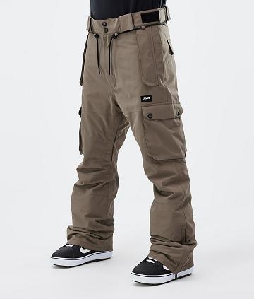 Brown Men's Dope Iconic Snowboard Pants | NZ_D1499