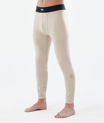 Brown Men's Dope Snuggle Base Layer Pants | NZ_D2243