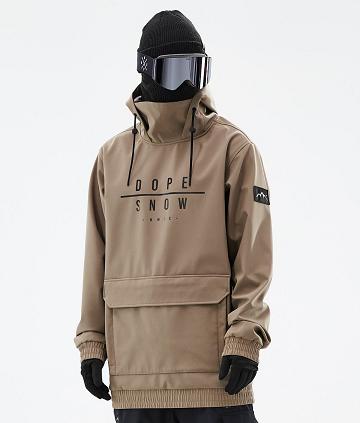 Brown Men's Dope Wylie Ski Jackets | NZ_D1799