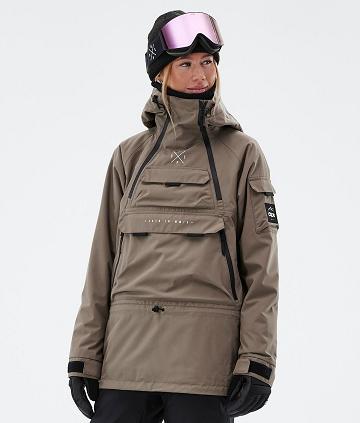 Brown Women's Dope Akin W Ski Jackets | NZ_D2034