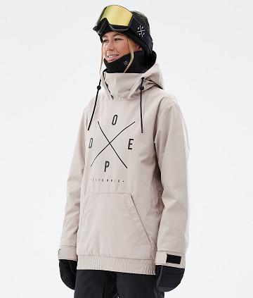 Brown Women's Dope Migoo W Ski Jackets | NZ_D2218