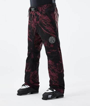 Burgundy Men's Dope Blizzard 2021 Ski Pants | NZ_D1480