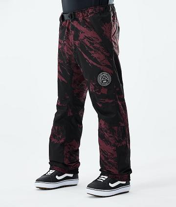 Burgundy Men's Dope Blizzard 2021 Snowboard Pants | NZ_D1660