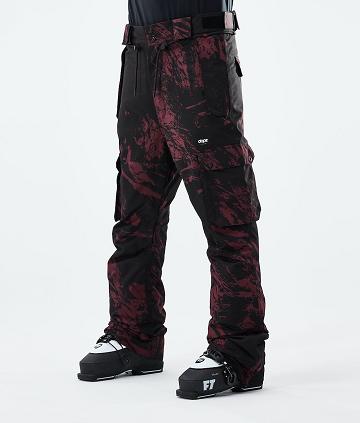 Burgundy Men's Dope Iconic 2021 Ski Pants | NZ_D1118