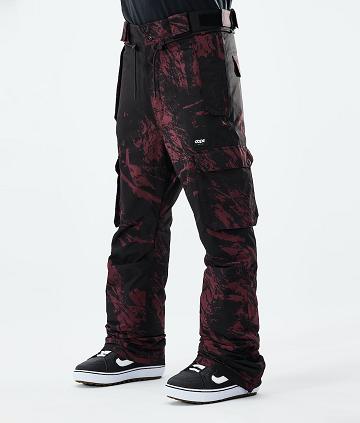 Burgundy Men's Dope Iconic 2021 Snowboard Pants | NZ_D2119