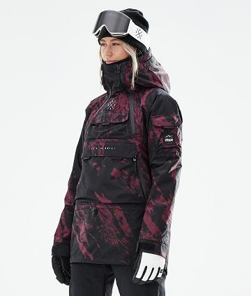 Burgundy Women's Dope Akin W 2021 Snowboard Jackets | NZ_D1829