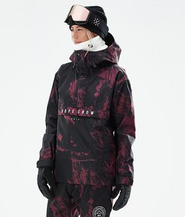 Burgundy Women's Dope Legacy W 2021 Ski Jackets | NZ_D1443