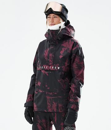 Burgundy Women's Dope Legacy W 2021 Snowboard Jackets | NZ_D1592