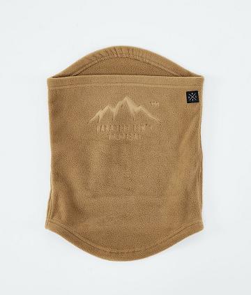 Gold Men's Dope Cozy Tube Facemasks | NZ_D2272