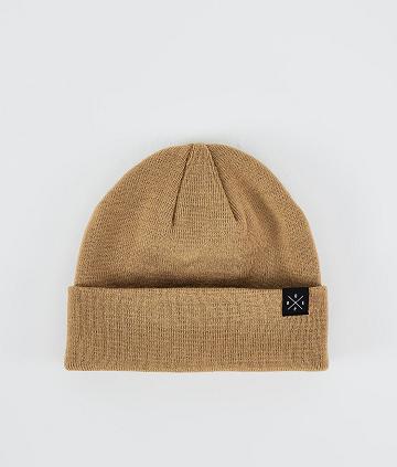Gold Men's Dope Solitude Beanies | NZ_D1539