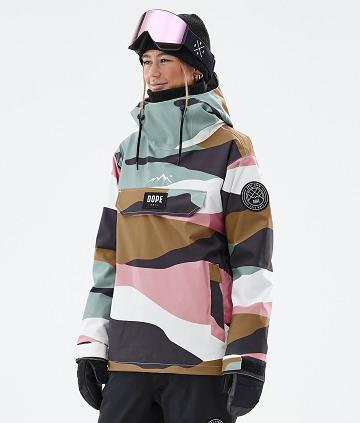 Gold Pink Women's Dope Blizzard W Snowboard Jackets | NZ_D1565