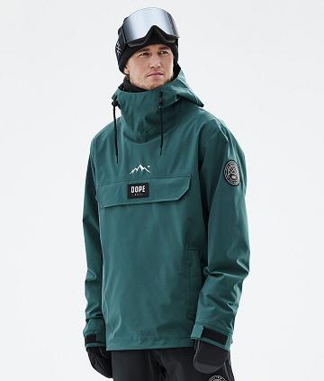 Green Men's Dope Blizzard Snowboard Jackets | NZ_D1135