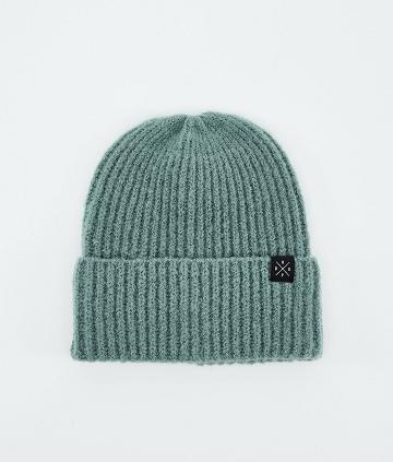 Green Men's Dope Chunky Beanies | NZ_D2256
