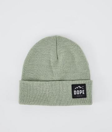 Green Men's Dope Paradise Beanies | NZ_D1491