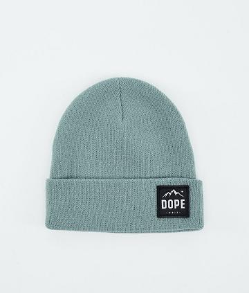Green Men's Dope Paradise Beanies | NZ_D2452