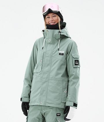 Green Women's Dope Adept W Snowboard Jackets | NZ_D1949