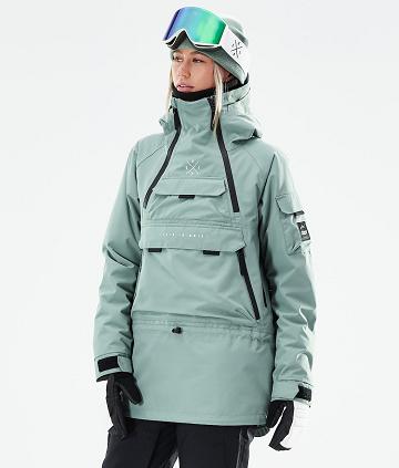 Green Women's Dope Akin W 2021 Ski Jackets | NZ_D1365