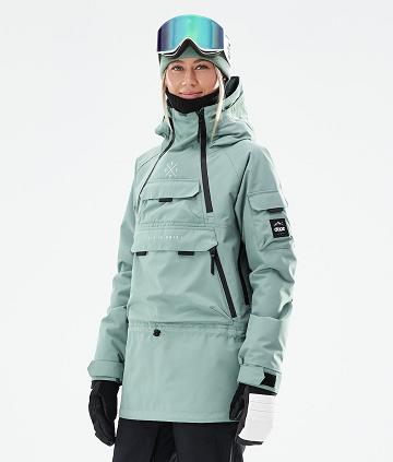 Green Women's Dope Akin W 2021 Snowboard Jackets | NZ_D1868