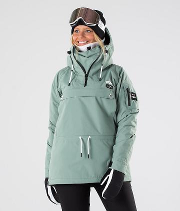 Green Women's Dope Annok W 2019 Snowboard Jackets | NZ_D1847