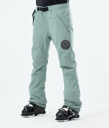 Green Women's Dope Blizzard W 2021 Ski Pants | NZ_D1274