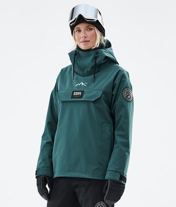 Green Women's Dope Blizzard W Ski Jackets | NZ_D1080
