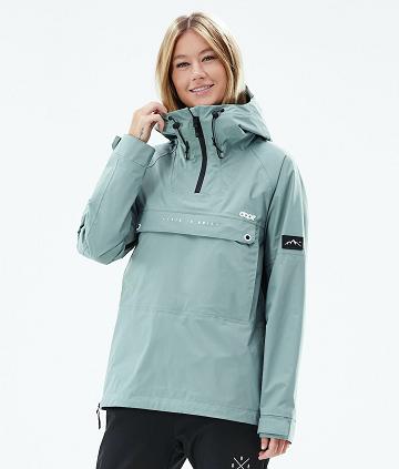 Green Women's Dope Hiker Light W Outdoor Jackets | NZ_D2204