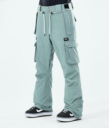 Green Women's Dope Iconic W 2021 Snowboard Pants | NZ_D1146