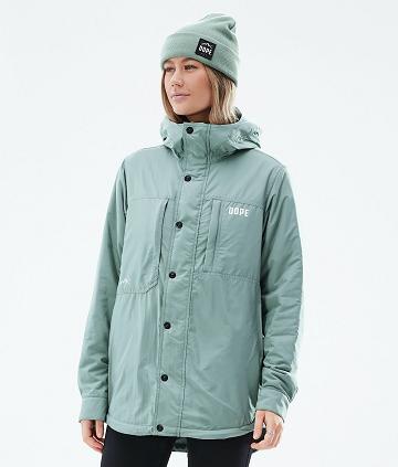 Green Women's Dope Insulated W Outdoor Jackets | NZ_D1853
