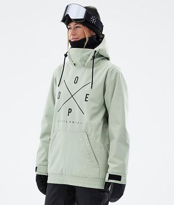 Green Women's Dope Migoo W Snowboard Jackets | NZ_D1625