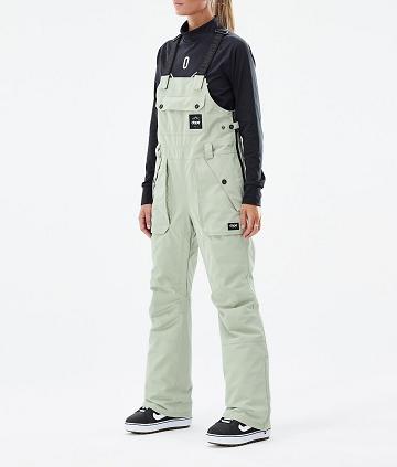 Green Women's Dope Notorious B.I.B W Snowboard Pants | NZ_D1195