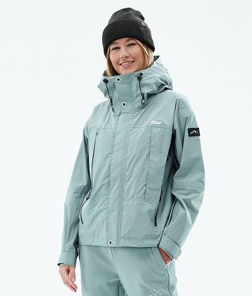 Green Women's Dope Ranger Light W Outdoor Jackets | NZ_D1221