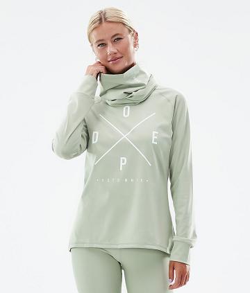 Green Women's Dope Snuggle W Base Layer Tops | NZ_D1171