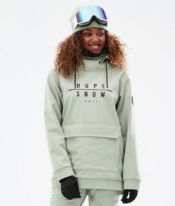 Green Women's Dope Wylie W Snowboard Jackets | NZ_D1981
