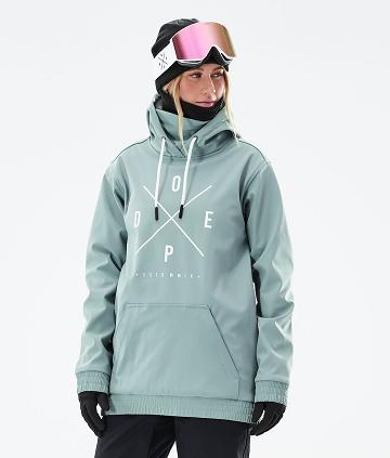 Green Women's Dope Yeti 2021 Ski Jackets | NZ_D2516
