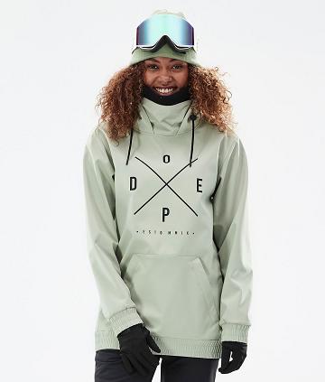 Green Women's Dope Yeti W Ski Jackets | NZ_D2230