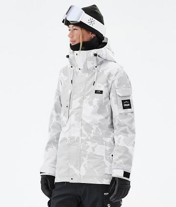 Grey Camo Women's Dope Adept W Ski Jackets | NZ_D1276