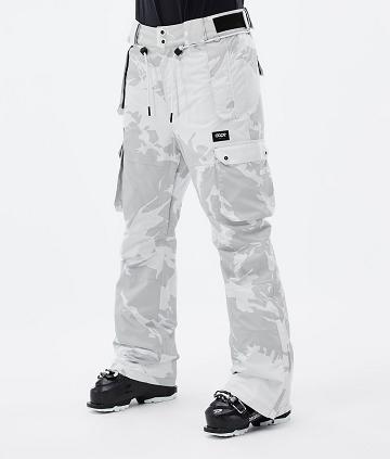 Grey Camo Women's Dope Iconic W Ski Pants | NZ_D2456