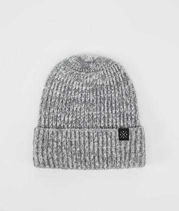 Grey Men's Dope Chunky Beanies | NZ_D1460