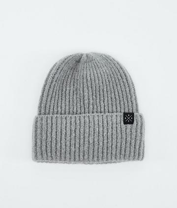 Grey Men's Dope Chunky Beanies | NZ_D1742