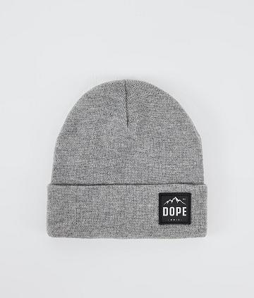 Grey Men's Dope Paradise Beanies | NZ_D1579
