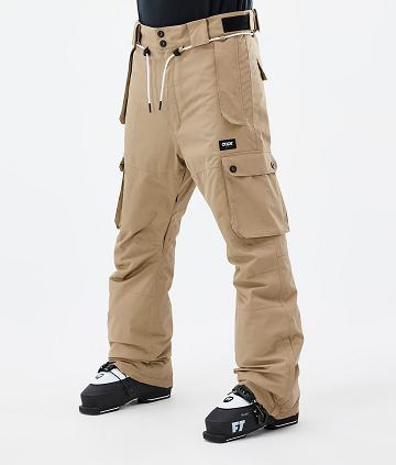 Khaki Men's Dope Iconic Ski Pants | NZ_D1641